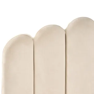 Dobbeltseng Sauvian 180x200 cm - Beige - Møbler - Senger - Sengeramme & sengestamme