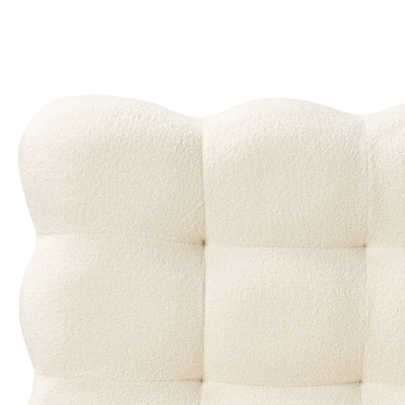 Dobbeltseng Soulisse 160x200 cm - Off-White - Møbler - Senger - Sengeramme & sengestamme