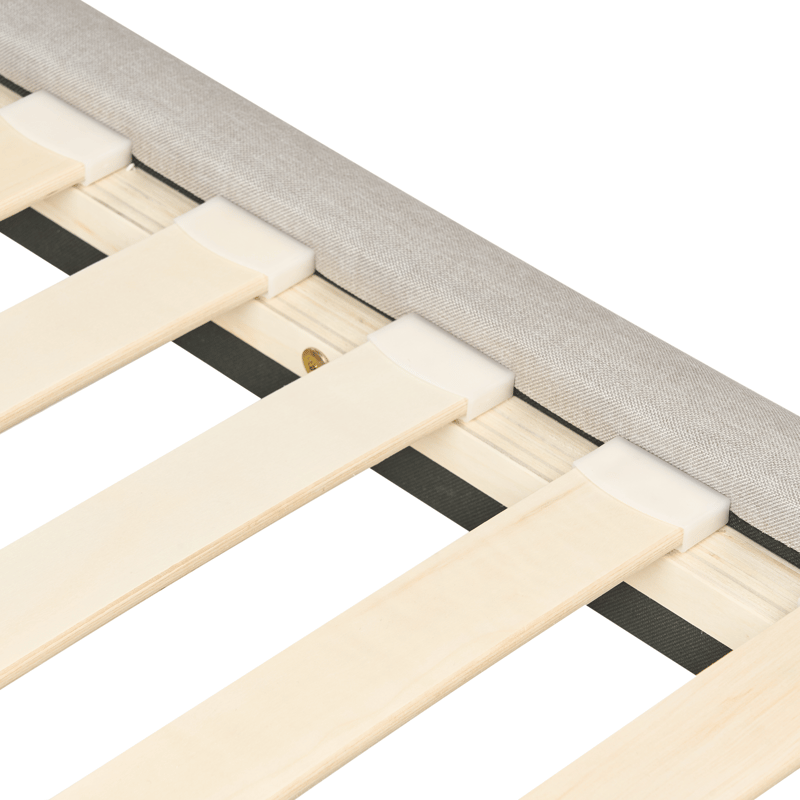 Dobbeltseng Soulisse 180x200 cm - Beige - Møbler - Senger - Sengeramme & sengestamme