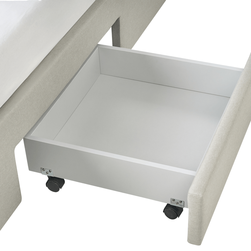 Dobbeltseng Soutrin 160x200 cm - Beige - Møbler - Senger - Sengeramme & sengestamme