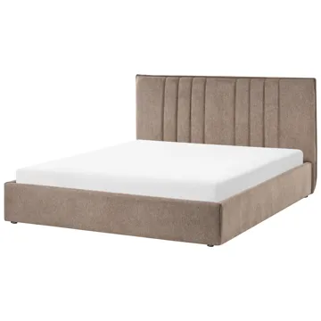 Dobbeltseng Tarascon 160x200 cm - Taupe - Møbler - Senger - Sengeramme & sengestamme