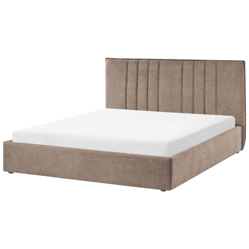 Dobbeltseng Tarascon 160x200 cm - Taupe - Møbler - Senger - Sengeramme & sengestamme