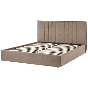 Dobbeltseng Tarascon 160x200 cm - Taupe - Møbler - Senger - Sengeramme & sengestamme