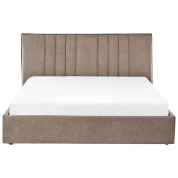 Dobbeltseng Tarascon 160x200 cm - Taupe - Møbler - Senger - Sengeramme & sengestamme