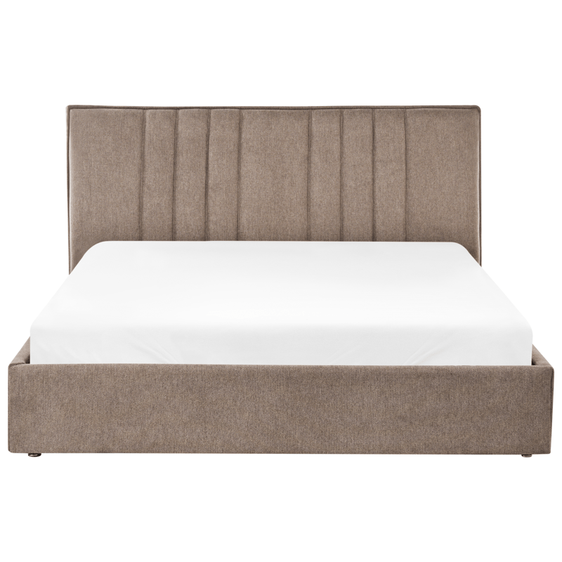 Dobbeltseng Tarascon 160x200 cm - Taupe - Møbler - Senger - Sengeramme & sengestamme