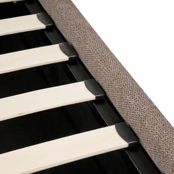 Dobbeltseng Tarascon 160x200 cm - Taupe - Møbler - Senger - Sengeramme & sengestamme