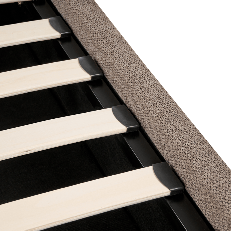 Dobbeltseng Tarascon 180x200 cm - Taupe - Møbler - Senger - Sengeramme & sengestamme