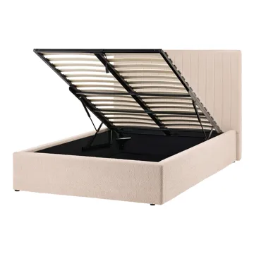 Dobbeltseng Vion 120x200 cm - Beige - Møbler - Senger - Sengeramme & sengestamme