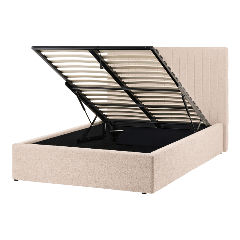 Dobbeltseng Vion 120x200 cm - Beige - Møbler - Senger - Sengeramme & sengestamme