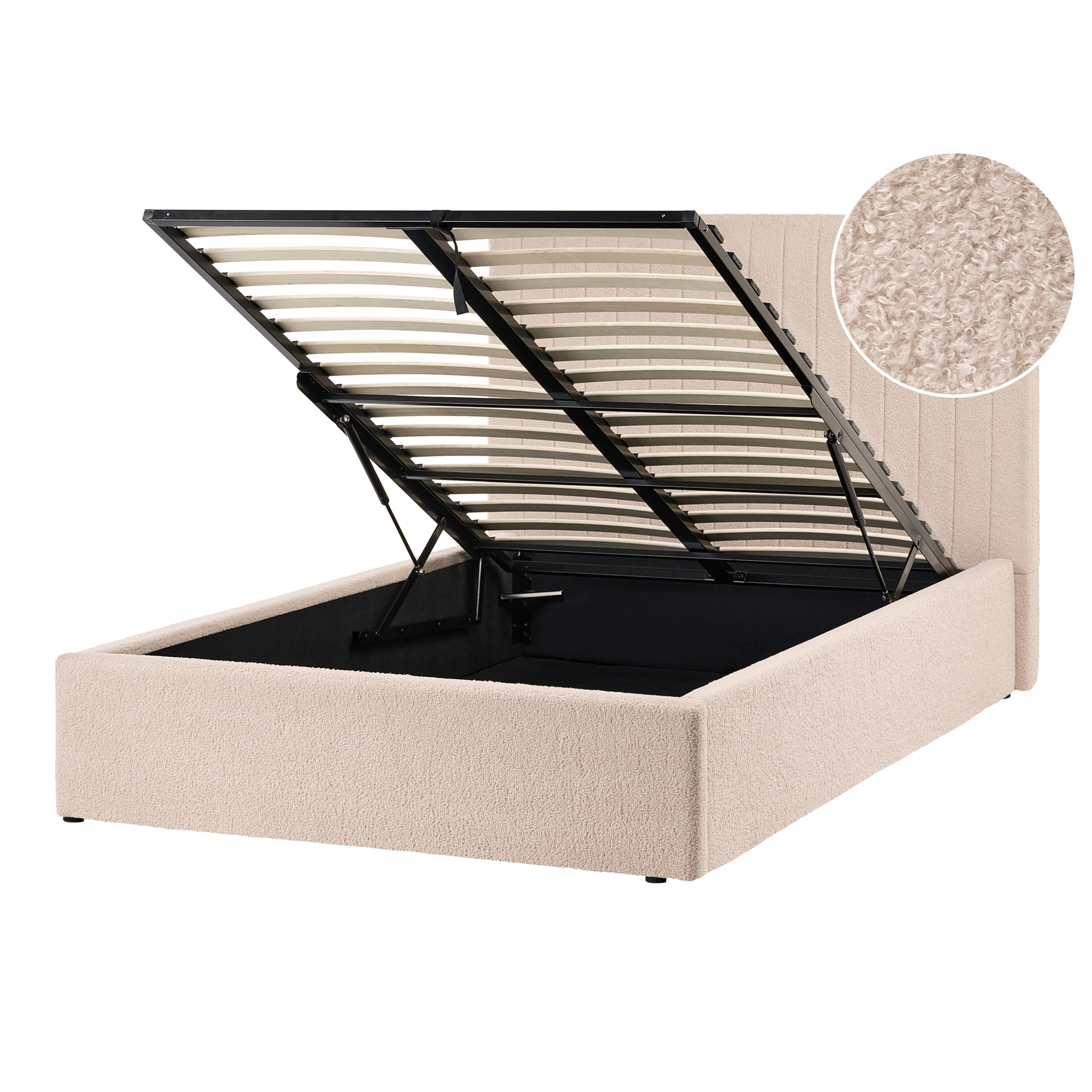 Dobbeltseng Vion 120x200 cm - Beige