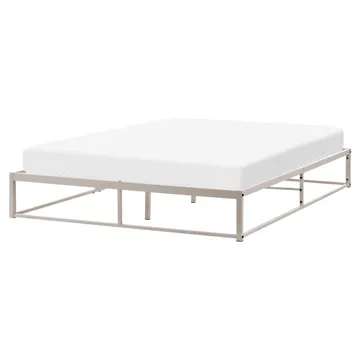 Dobbeltseng Viry 160x200 - Lys beige - Møbler - Senger - Sengeramme & sengestamme
