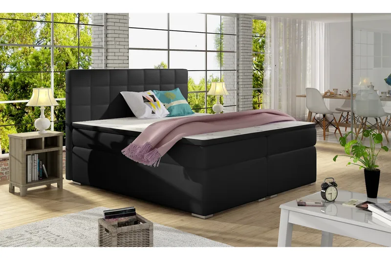 Cassaundra Rammeseng 180x200 cm, Svart