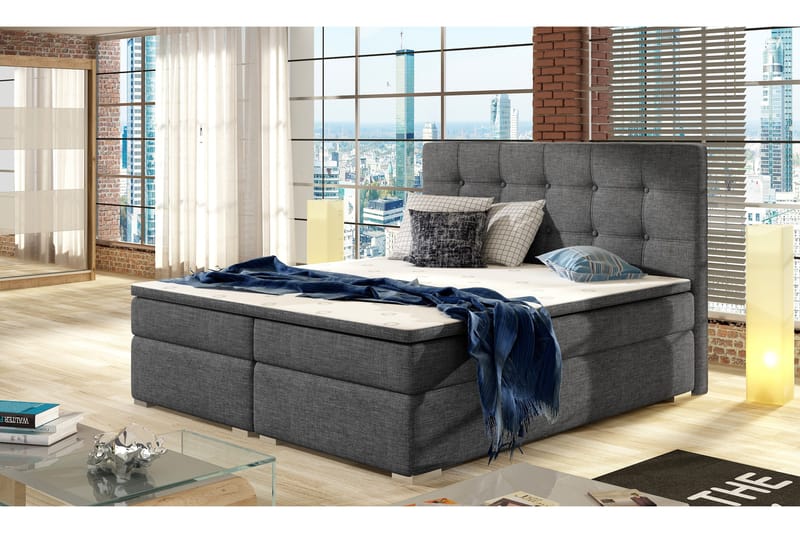 Esteiro Rammeseng 160x200 cm, Grå