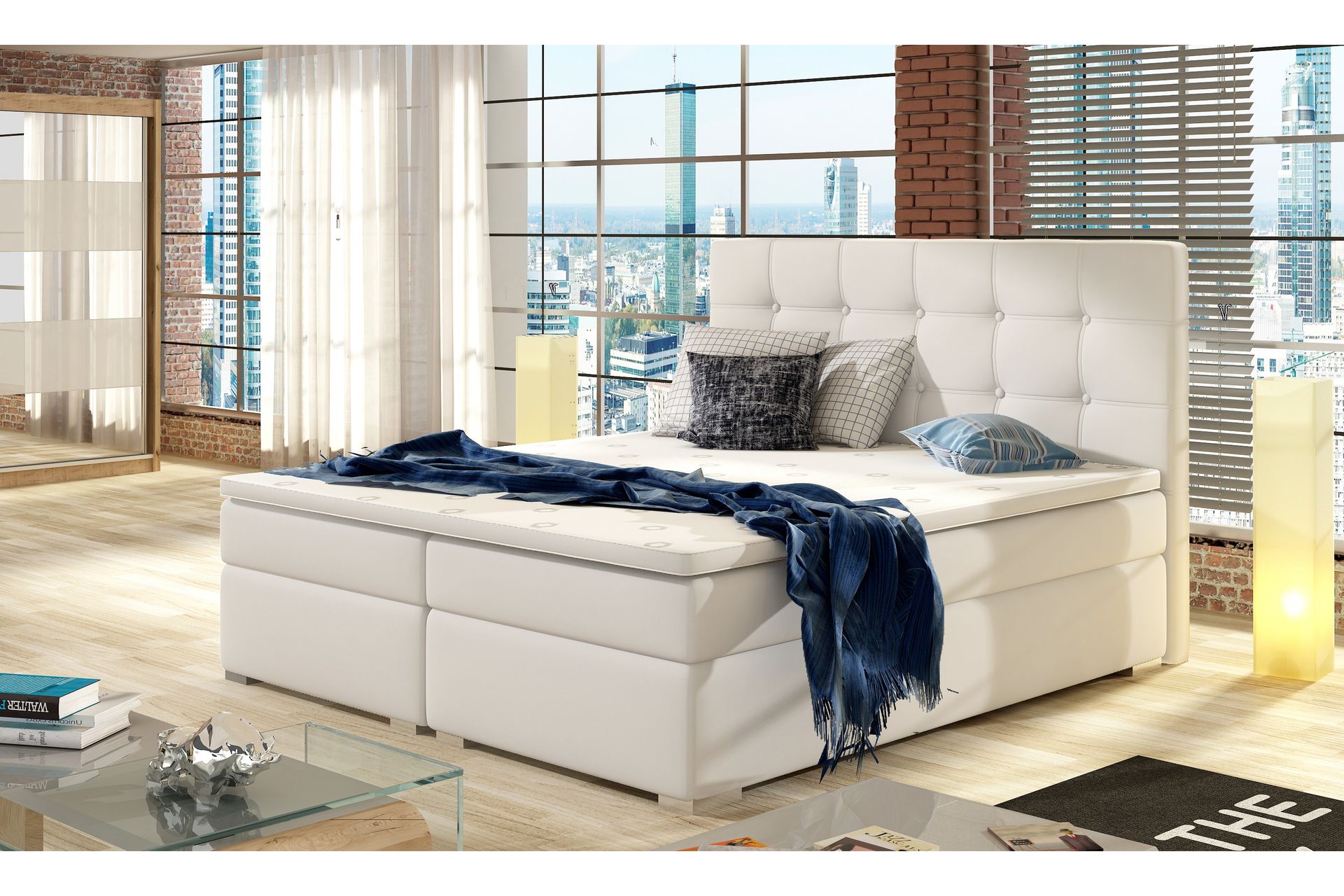 Esteiro Rammeseng 160x200 cm - Hvit - Møbler - Senger - Rammeseng