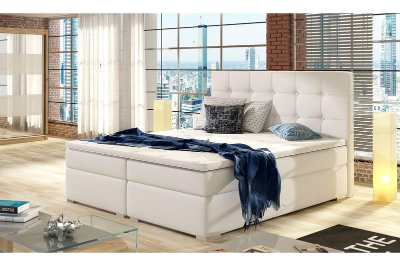 Esteiro Rammeseng 160x200 cm - Hvit - Møbler - Senger - Rammeseng