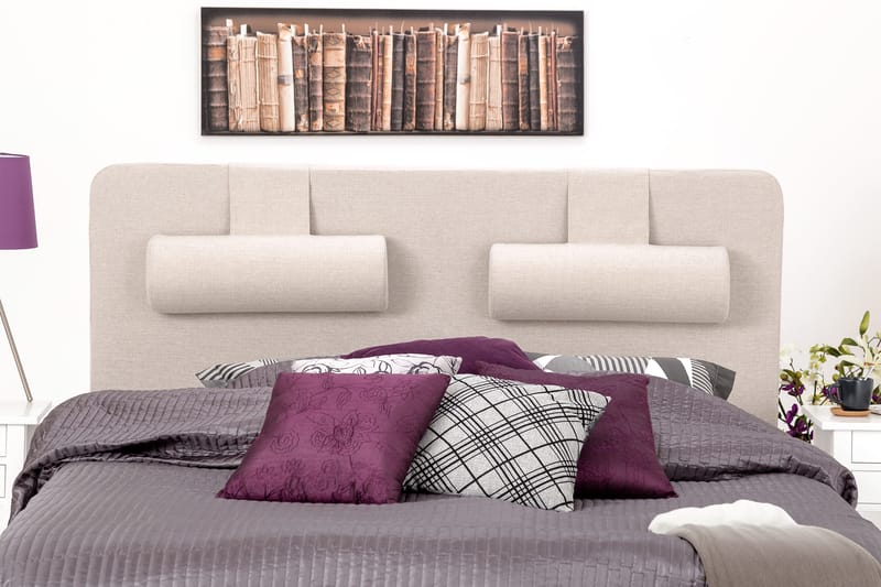 Night Rammeseng 160x200 Beige - Lateks - Møbler - Senger - Rammeseng