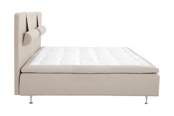 Night Rammeseng 160x200 Beige - Lateks - Møbler - Senger - Dobbeltsenger