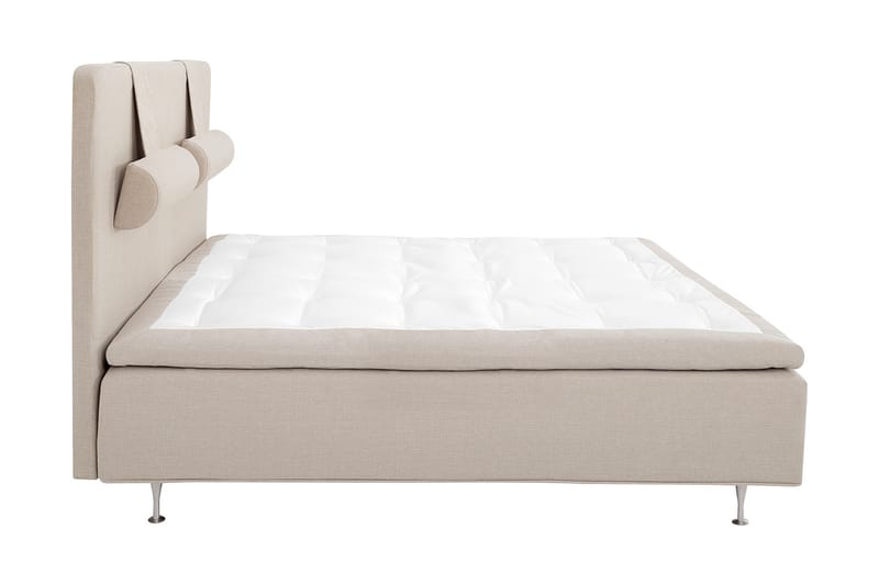 Night Rammeseng 160x200 Beige - Lateks - Møbler - Senger - Rammeseng