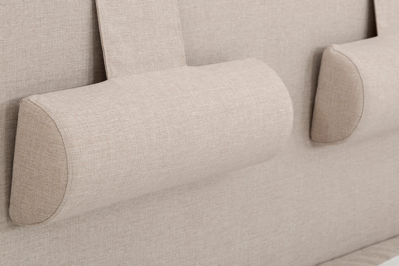 Night Rammeseng 160x200 Beige - Lateks - Møbler - Senger - Rammeseng