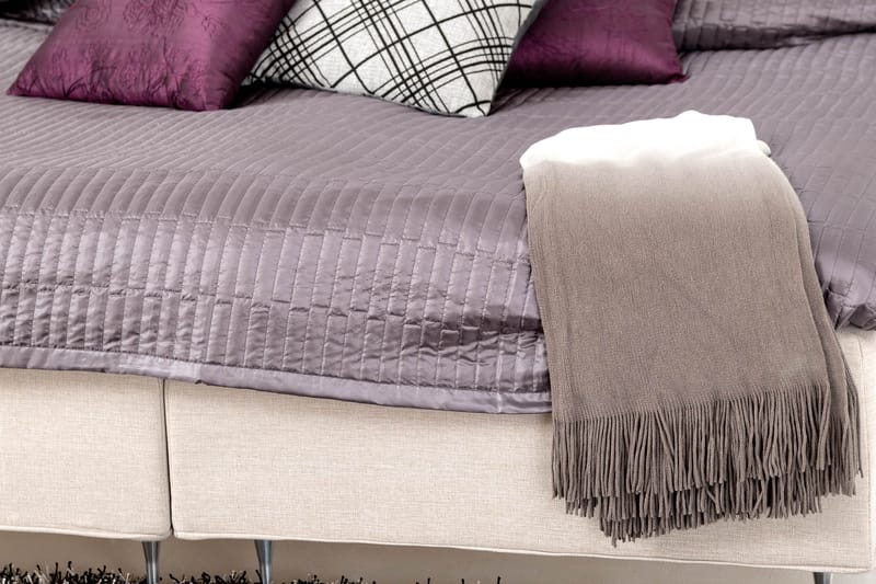 Night Rammeseng 160x200 Beige - Lateks - Møbler - Senger - Rammeseng