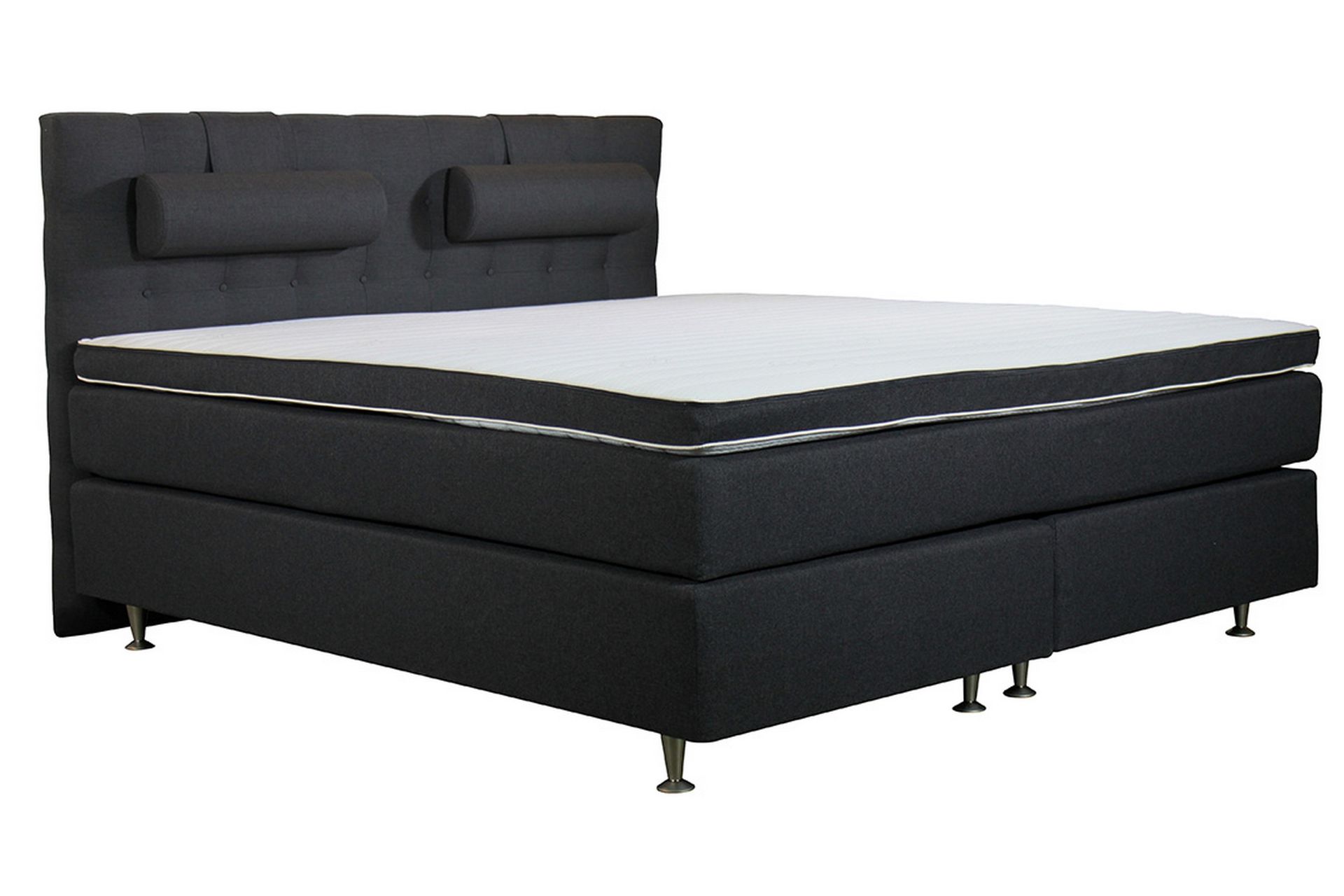 Dolly kontinentalseng King Size 210x210 Mørkegrå - Møbler - Senger - Kontinentalsenger