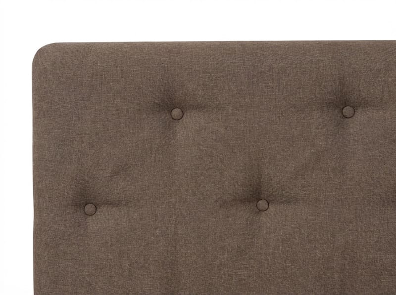 Dream Komplett Sengepakke 120x200 cm Asymmetriske knapper - Brun - Møbler - Senger - Kontinentalsenger