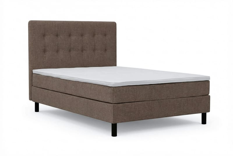 Dream Komplett Sengepakke 120x200 cm Knapper - Brun - Møbler - Senger - Kontinentalsenger