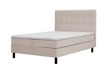 Dream komplett sengepakke 140x200 cm knapper - Beige - Møbler - Senger - Komplett sengepakke