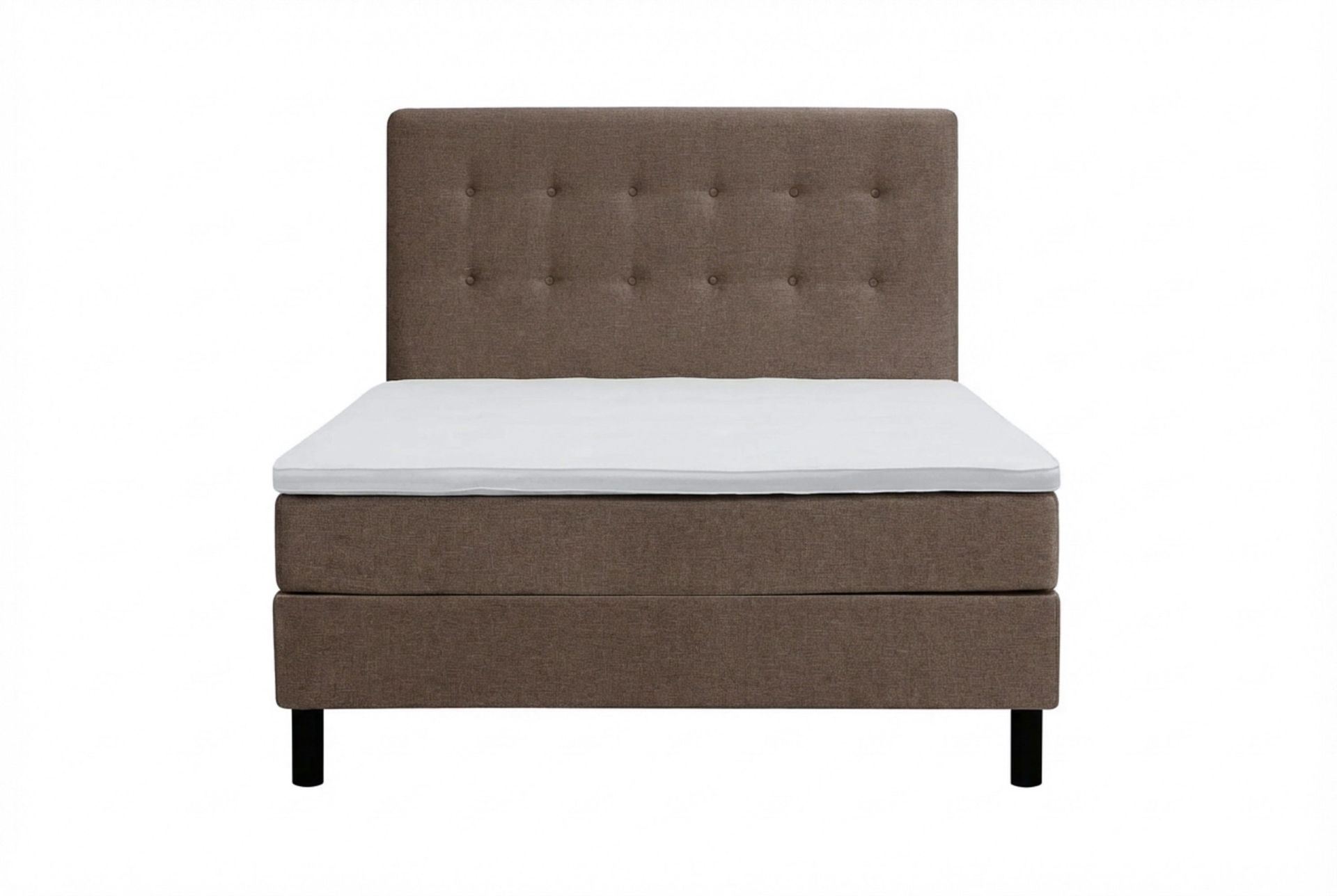 Dream komplett sengepakke 140x200 cm knapper - Brun