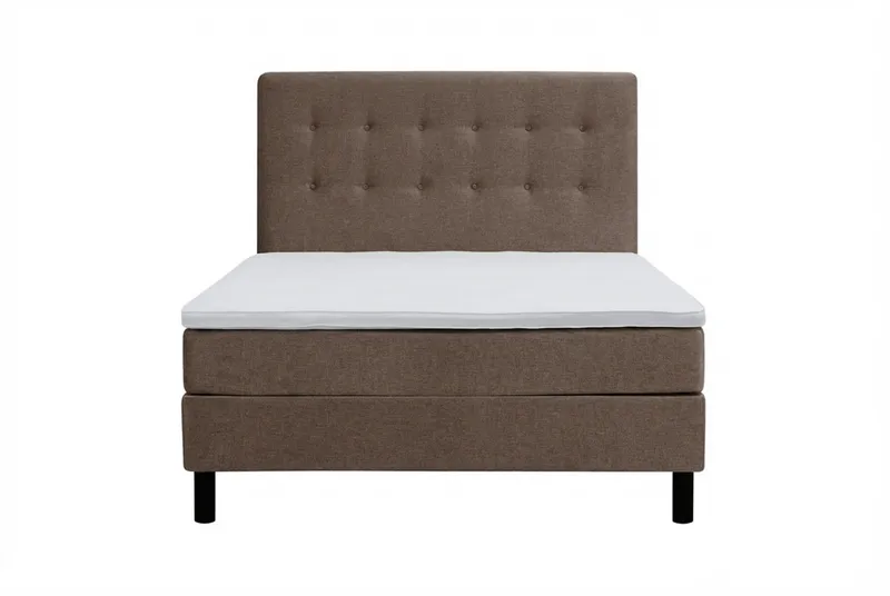 Dream Komplett Sengepakke 140x200 cm Knapper - Brun - Møbler - Senger - Kontinentalsenger