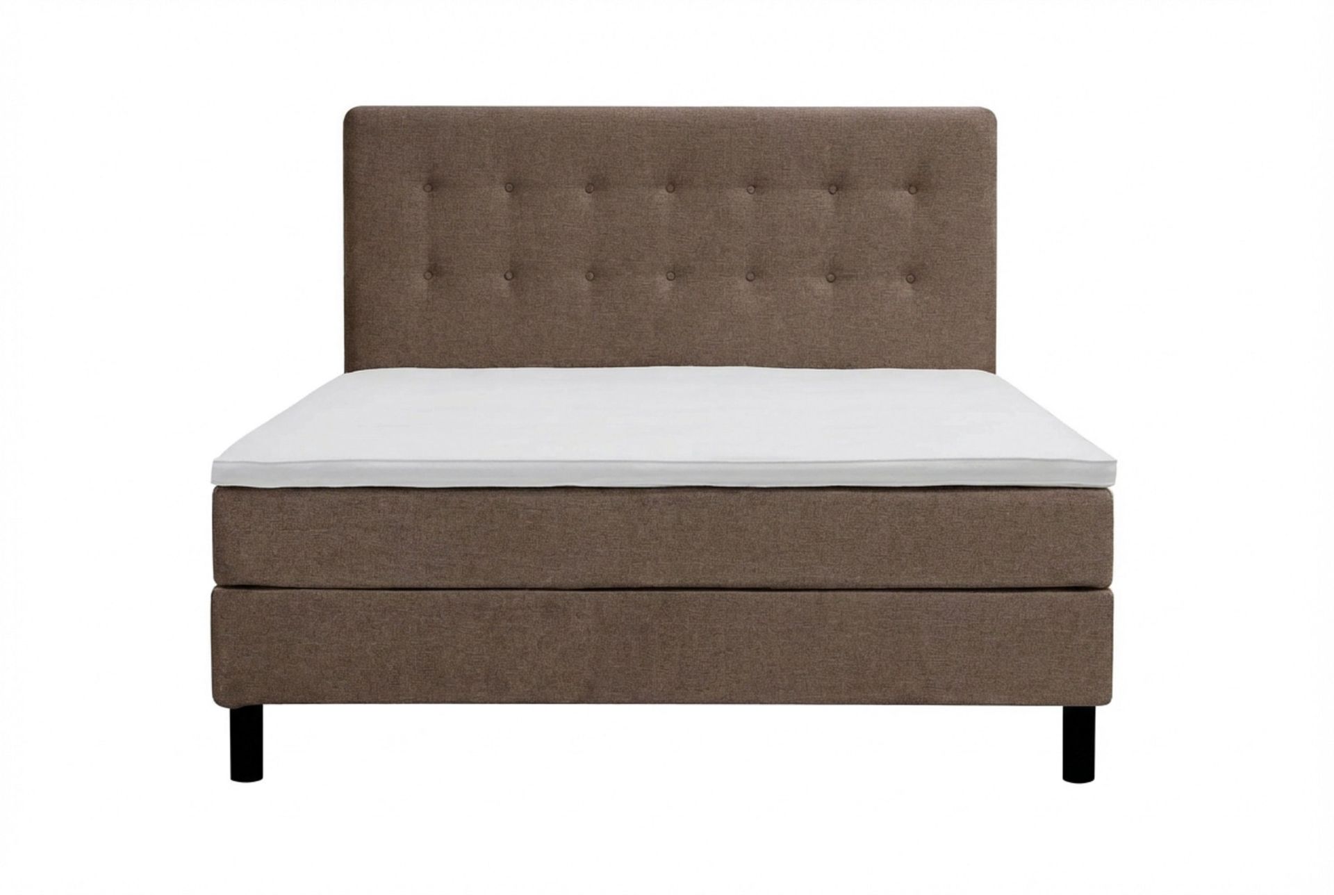 Dream komplett sengepakke 150x200 cm knapper - Brun