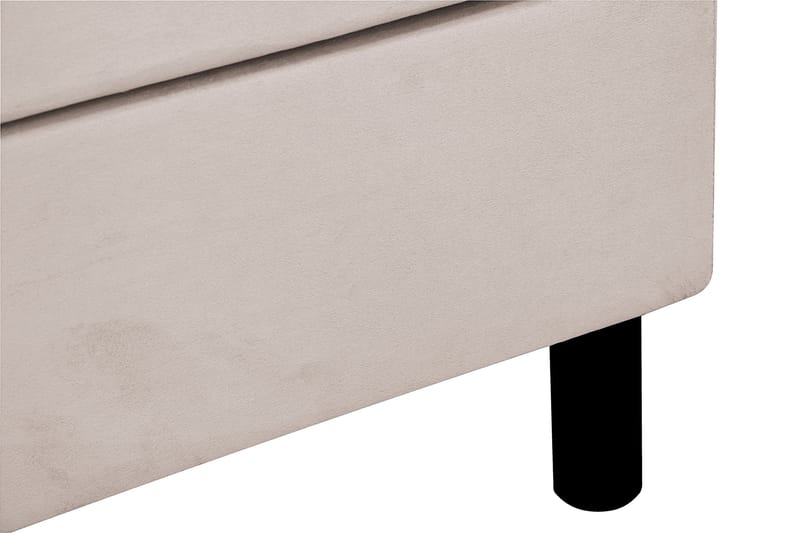 Dream Komplett Sengepakke 160x200 cm Asymmetriske knapper - Beige - Møbler - Senger - Komplett sengepakke