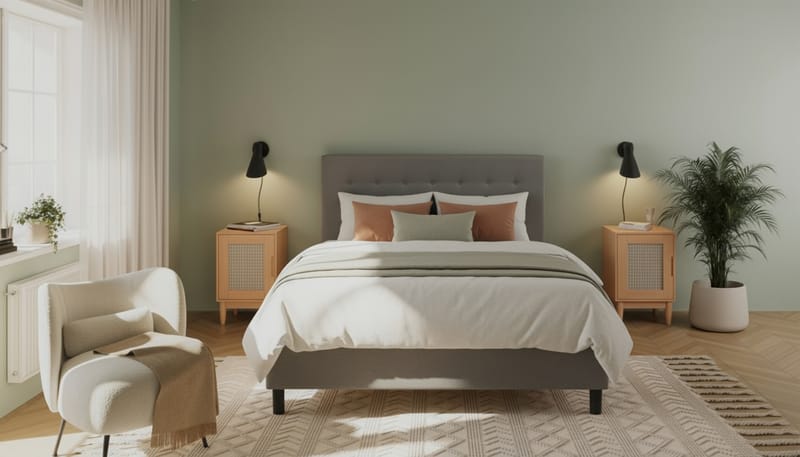 Dream Komplett Sengepakke 160x200 cm - Grå - Møbler - Senger - Kontinentalsenger