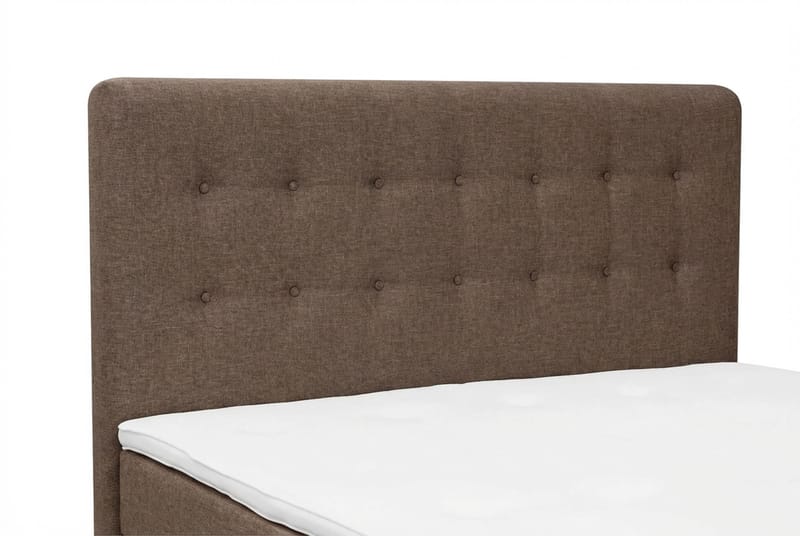 Dream Komplett Sengepakke 160x200 cm Knapper - Brun - Møbler - Senger - Kontinentalsenger