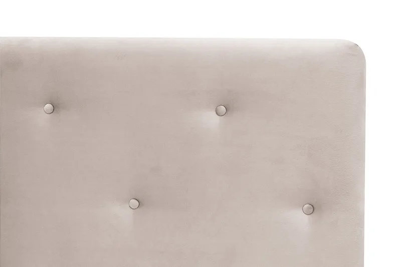 Dream Komplett Sengepakke 180x200 cm Asymmetriske knapper - Beige - Møbler - Senger - Kontinentalsenger