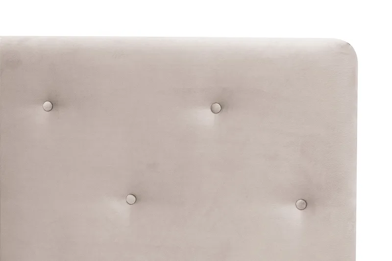 Dream Komplett Sengepakke 180x200 cm Asymmetriske knapper - Beige - Møbler - Senger - Kontinentalsenger