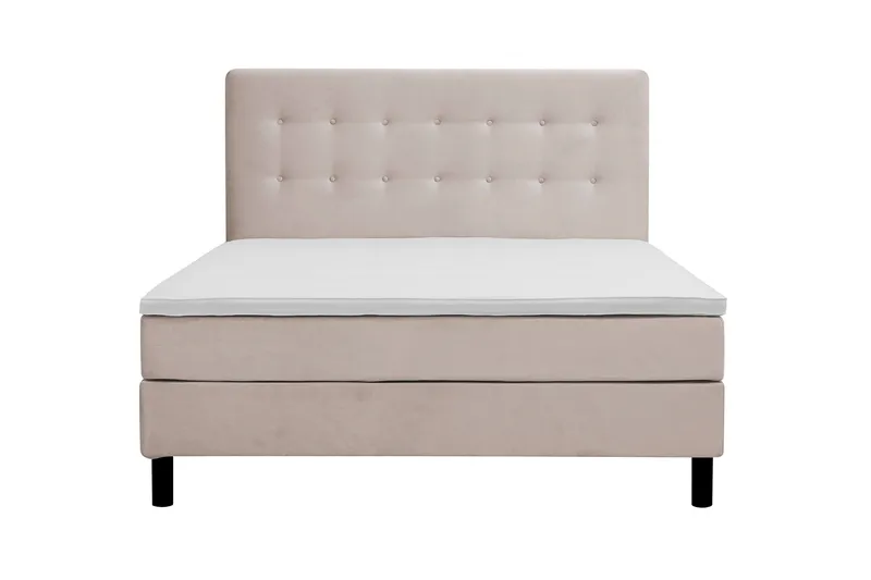 Dream Komplett Sengepakke 180x200 cm Knapper - Beige - Møbler - Senger - Kontinentalsenger
