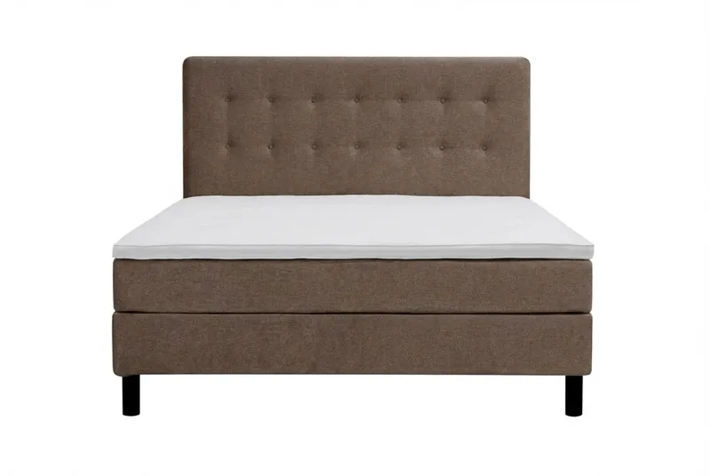 Dream Komplett Sengepakke 180x200 cm Knapper - Brun - Møbler - Senger - Kontinentalsenger