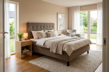 Dream komplett sengepakke 180x200 cm knapper - Brun - Møbler - Senger - Komplett sengepakke