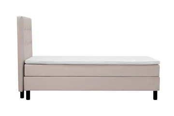 Dream komplett sengepakke 90x200 cm knapper - Beige - Møbler - Senger - Komplett sengepakke