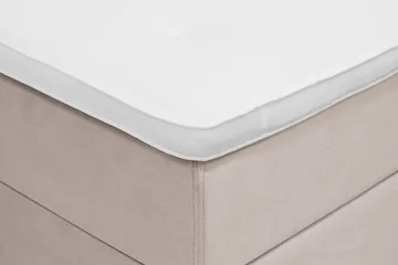 Dream komplett sengepakke 90x200 cm knapper - Beige - Møbler - Senger - Komplett sengepakke