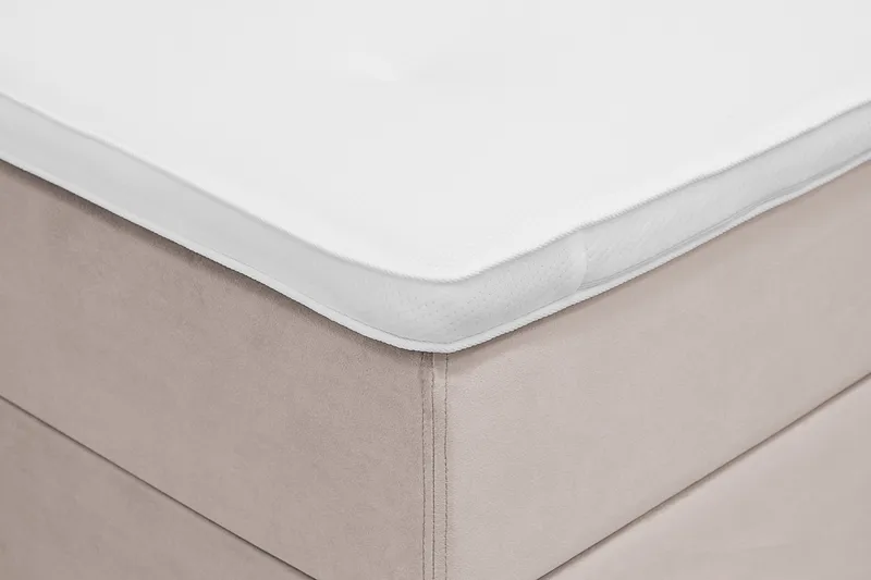 Dream komplett sengepakke 90x200 cm knapper - Beige - Møbler - Senger - Komplett sengepakke