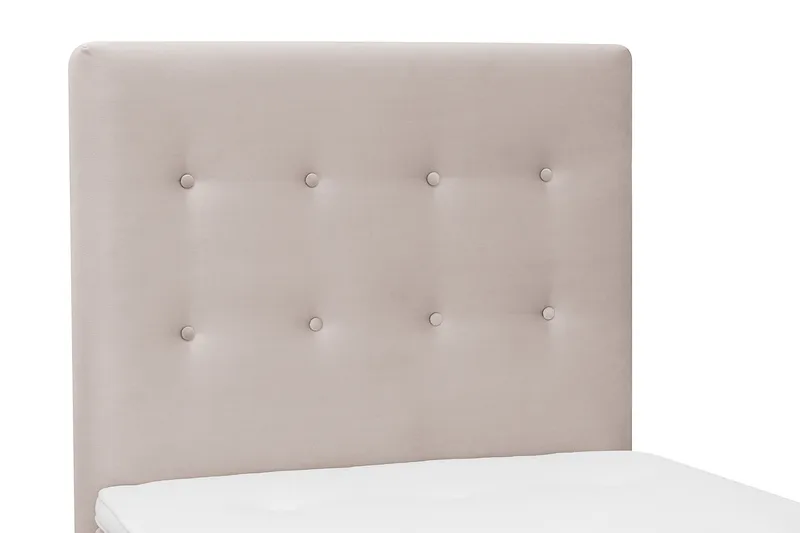 Dream komplett sengepakke 90x200 cm knapper - Beige - Møbler - Senger - Komplett sengepakke