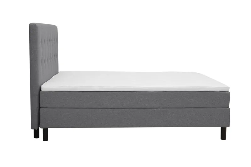 Dream Komplett Sengpakke 180x200 cm Avtagbart Trekk - Grå - Møbler - Senger - Kontinentalsenger