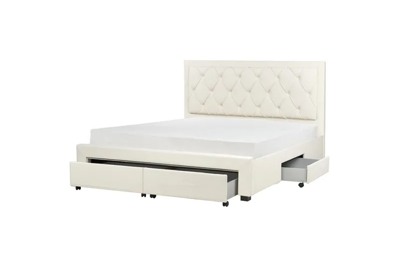 Dubbelsäng Beliani Lievin med förvaring 140x200 cm 180x200, undefined