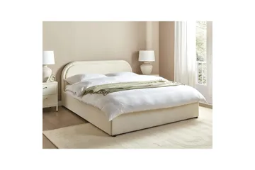 Dubbelsäng Beliani Quillien med förvaring 140x200 cm 160x200 - Møbler - Senger - Seng med oppbevaring