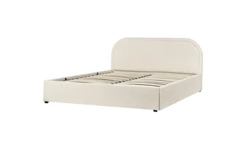 Dubbelsäng Beliani Quillien med förvaring 140x200 cm 160x200 - Møbler - Senger - Seng med oppbevaring