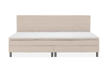 Ella Familieseng 280x200 cm - (+Flere valg) Beige - Møbler - Senger - Komplett sengepakke