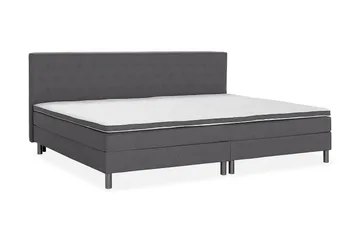 Ella Familieseng 280x200 cm - (+Flere valg) Mørkegrå - Møbler - Senger - Komplett sengepakke