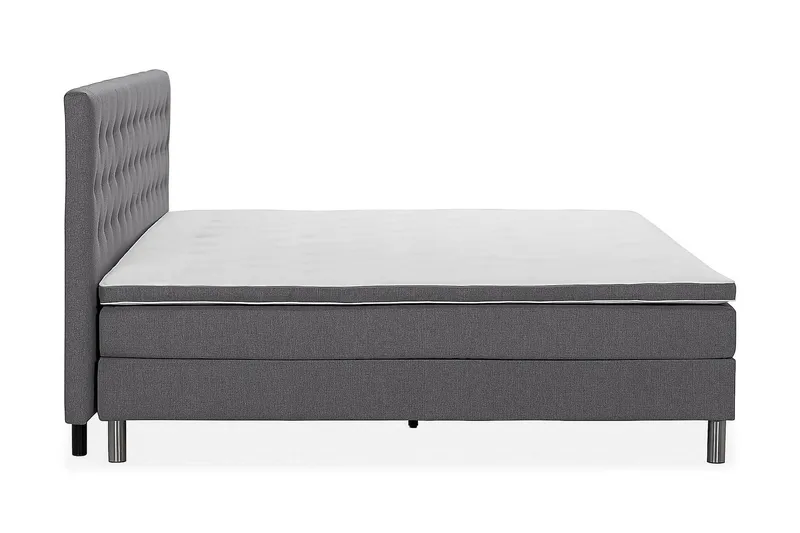 Ella Familieseng 280x200 cm - (+Flere valg) Mørkegrå - Møbler - Senger - Komplett sengepakke